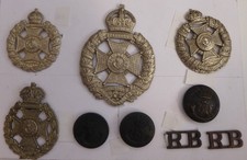 British Army Cap Badge, Shoulder Titles, Buttons  - The Rifle Brigade