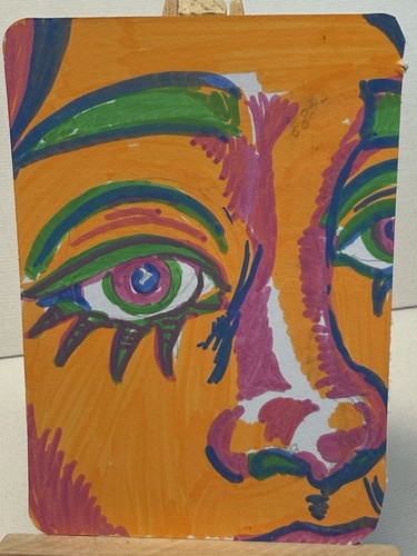 Aceo original art card - original,