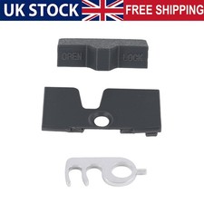 Fridge Door Catch/Lock + Backing Plate Caravan/Motorhome RV For Dometic Parts UK
