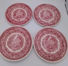4 x Mason's Vista Red Pink 7