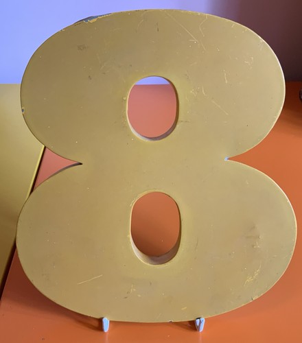 Vtg shop number - 8,, salvage