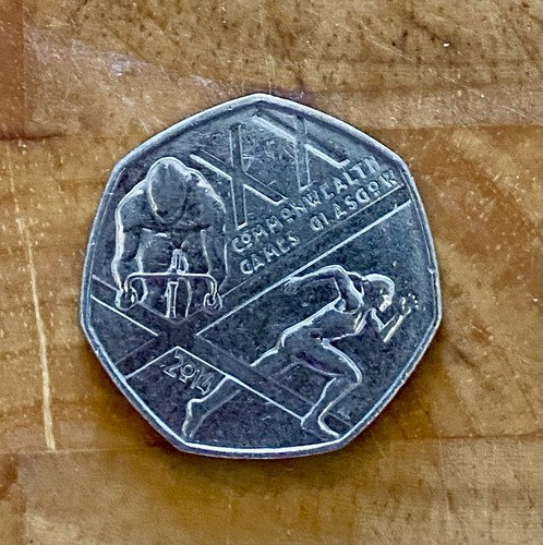 2014 50p coin commonwealth - 2014,