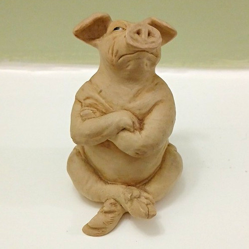 Pictals pig ornament figurine - pig,
