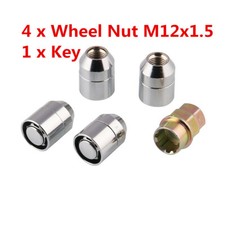 4x (M12x1.5) Locking Wheel