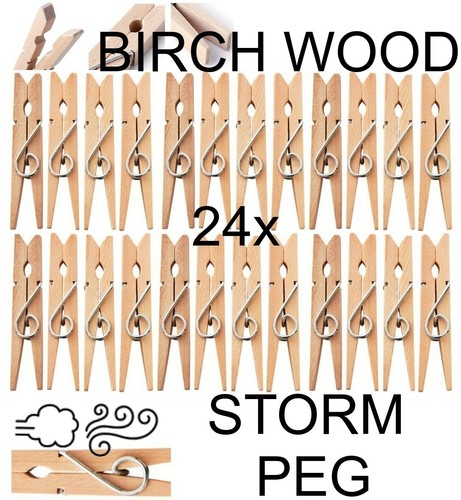 Large wooden pegs - large,