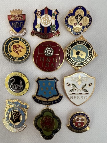 Vintage bowling club - vintage, badges