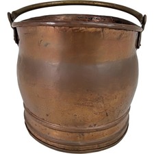 Vintage Copper Bucket Pot