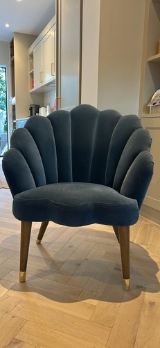 Oliver bonas blue velvet - oliver,