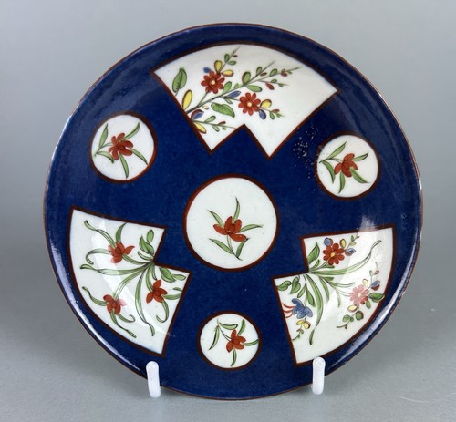 Worcester c1770 saucer - c1770, ‘red