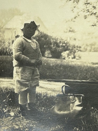 Vintage photo cute little - photo,