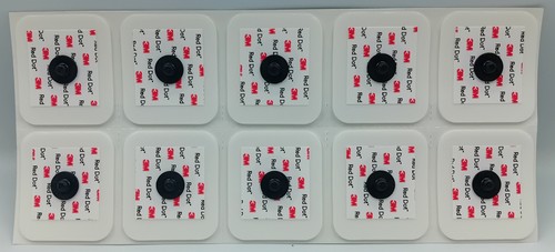 Red dot ecg electrodes - dot,