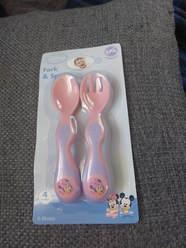 Minnie mouse spoon fork set - mouse, spoon/fork