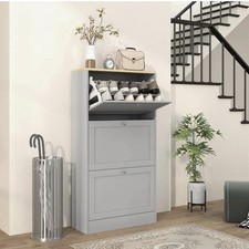 Slim Shoe Storage Cabinet with