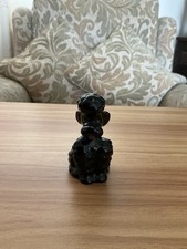 Antique Vintage Black Ceramic