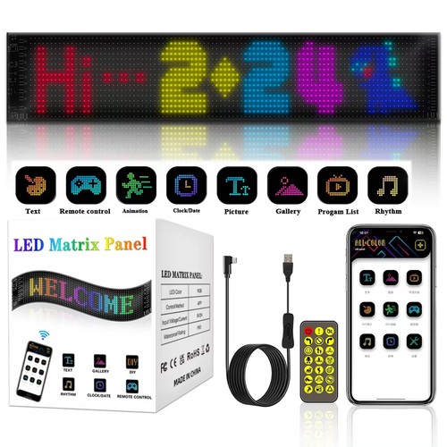 Rgb led sign scrolling - sign,