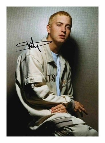 Eminem autograph signed photo - signed,