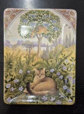 Lesley Anne Ivory - Cat rectangle plate - afternoon Royal Worcester VGC