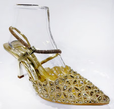 Women's Rhinestone Kitten Heel