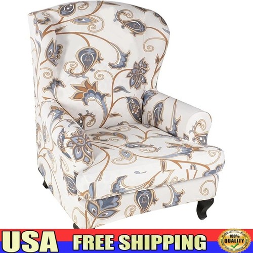 Stretch spandex wingback chair - stretch,