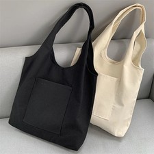 Canvas Grocery Tote Bag Women