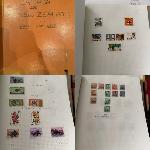 Canada new zealand stamp album - new,