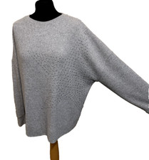 Grey Studded Star Design Long Sleeved Jumper - Size 18 - F&F