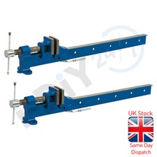 3FT T-Bar Sash Cramp (900mm - 36") Cast Iron Sliding Adjustable Clamps HD Jaws
