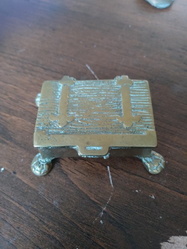Miniature brass stamp snuff - miniature,