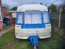 2 berth Avondale Mayfly Caravan Dr who inspired colours
