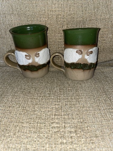 Vintage studio pottery sheep - studio,