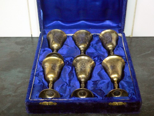 Six vintage silver plated - vintage,
