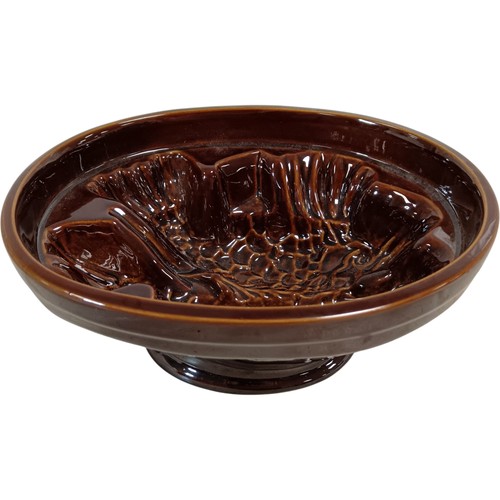 Vintage brown ceramic - brown,