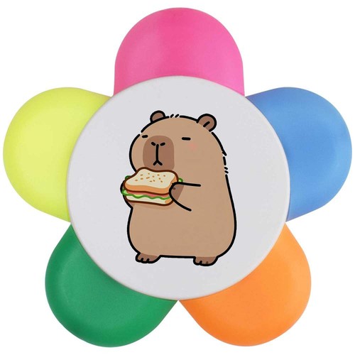 Capybara with sandwich - with, sandwich'
