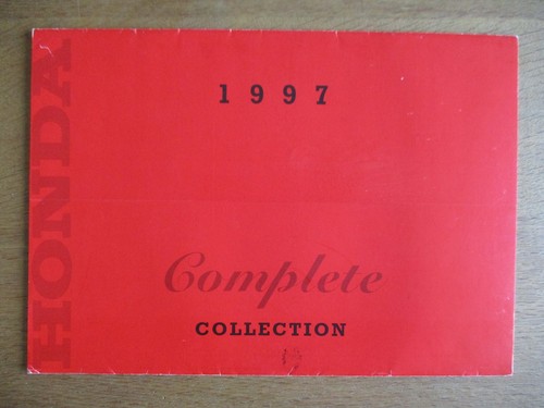 Honda range sales brochure - uk,