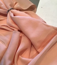 100% SILK PEACH FLUID ITALIAN