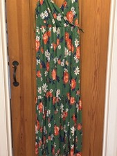 Zara Green Floral Maxi Dress