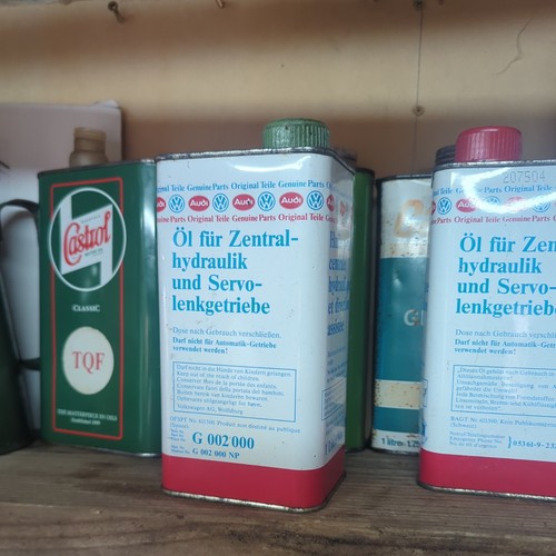 Volkswagen audi oil tin - oil, can