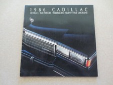 1986 Cadillac De Ville &