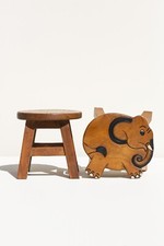Children's Wooden Stool -