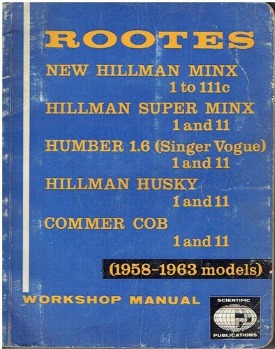 Hillman minx iiic super - hillman,
