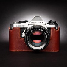 Retro Genuine Leather Half