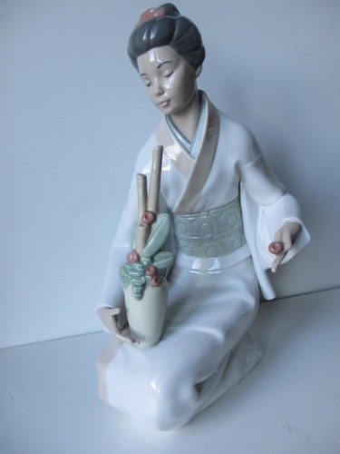 Nao lladro japanese geisha - nao,lladro,japanese,
