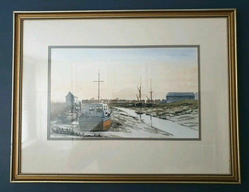 Framed british watercolour - framed,