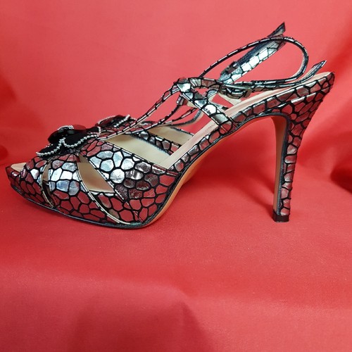 Sabrina chic leather silver - sabrina,