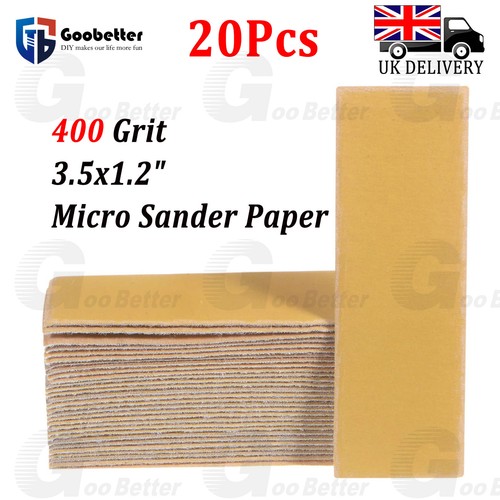 20pcs 400 grit 5x1 hook - grit,