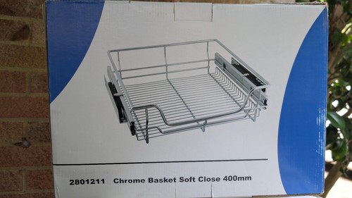 Chrome soft close pull out - chrome,
