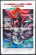 The Spy Who Loved Me (1977) Original 1SH Movie Poster – Fine **James Bond**