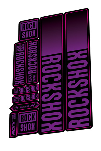 Rockshox judy fork decal kit - judy,