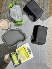 Reptile Accessory Hide Away, Food Bowl, Water Bath