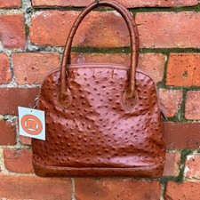 Balpri Faux Ostrich Mini Tote